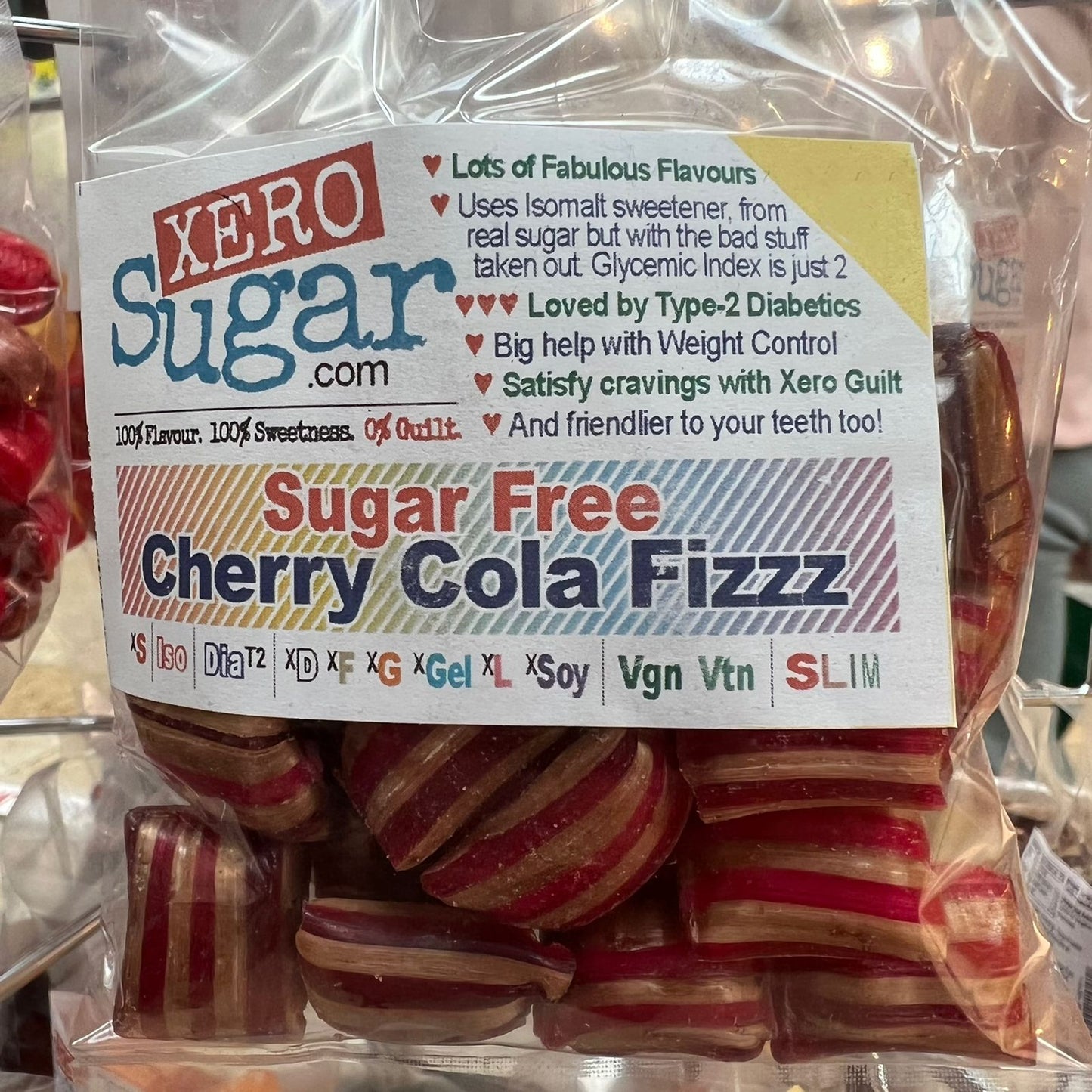 Cherry Cola Fizzz  :::  Xero Sugar Sweets