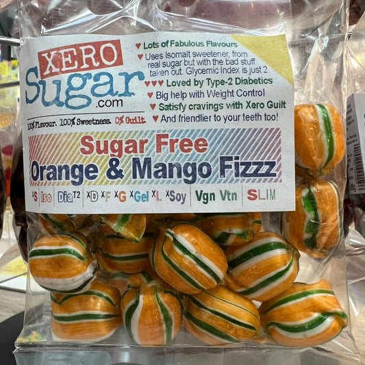 Orange & Mango Fizzz  :::  Xero Sugar Sweets