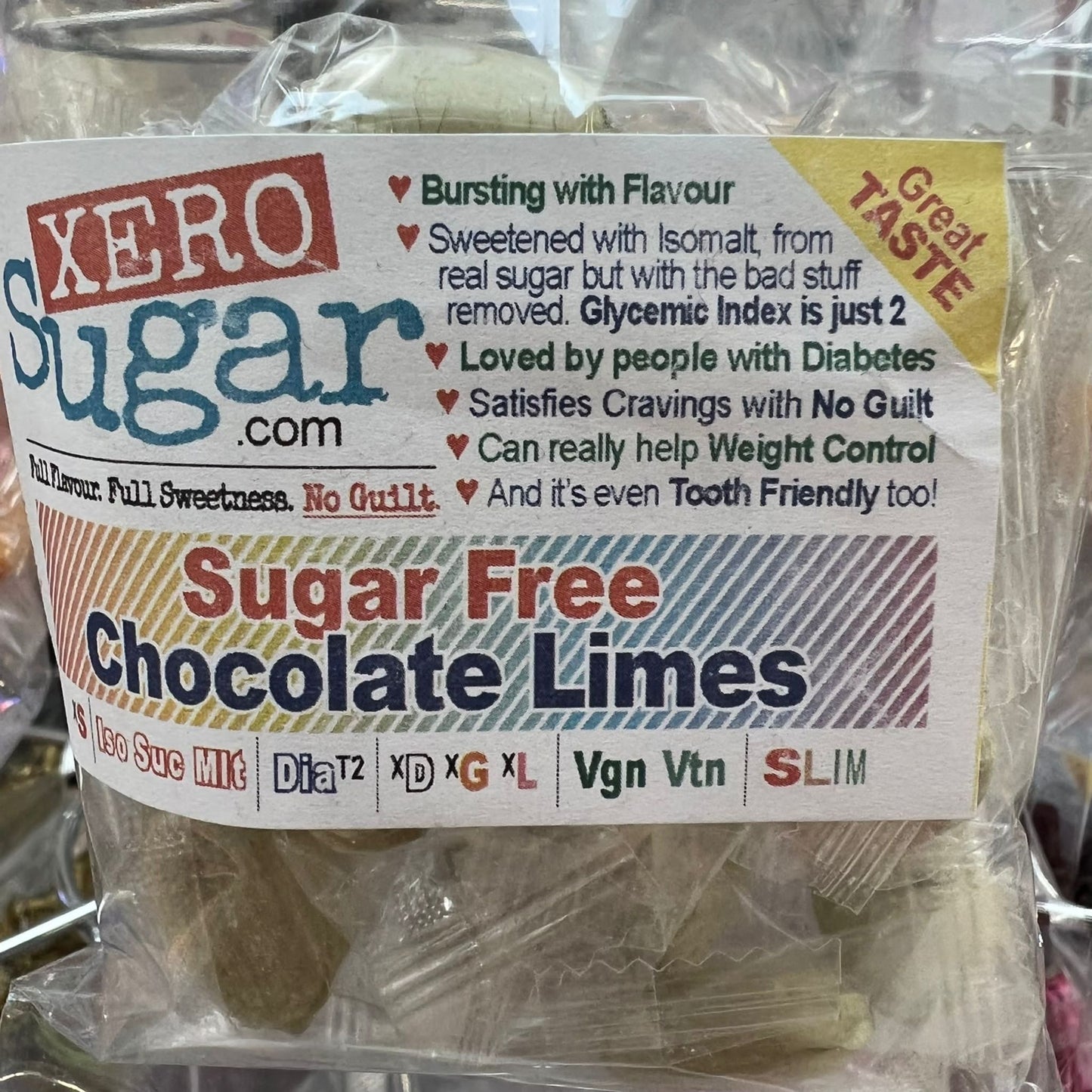 Chocolate Limes  :::  Xero Sugar Sweets