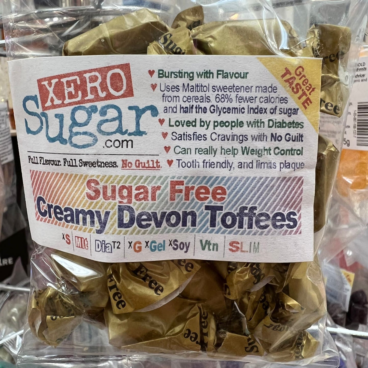 Creamy Toffees  :::  Xero Sugar Sweets