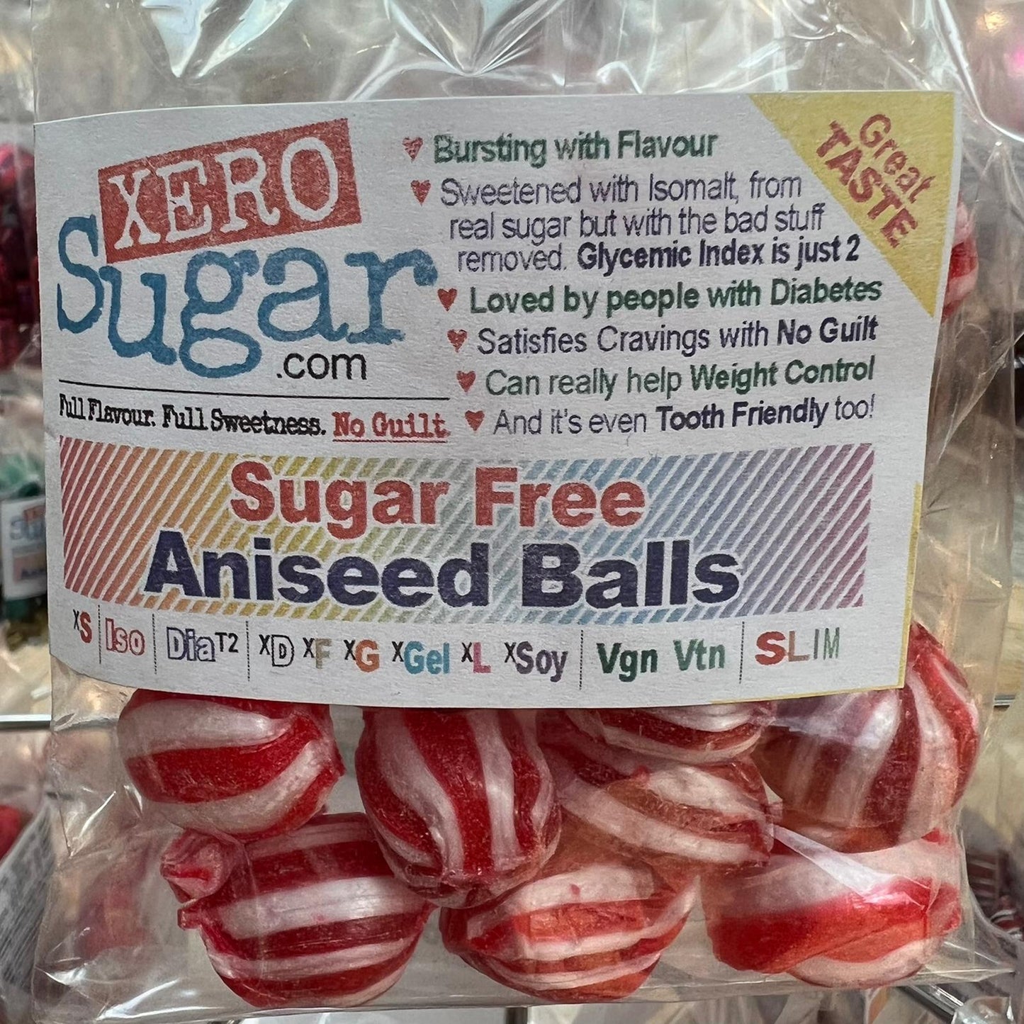 Aniseed Balls  :::  Xero Sugar Sweets