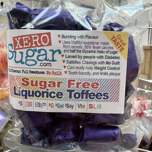 Liquorice Toffees  :::  Xero Sugar Sweets