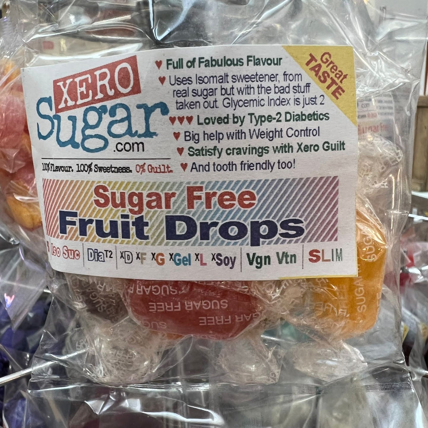 Fruit Drops  :::  Xero Sugar Sweets