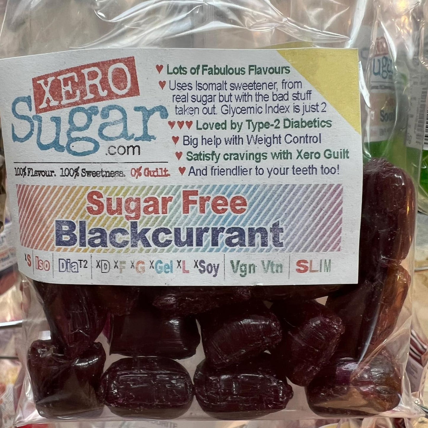 Blackcurrent  :::  Xero Sugar Sweets